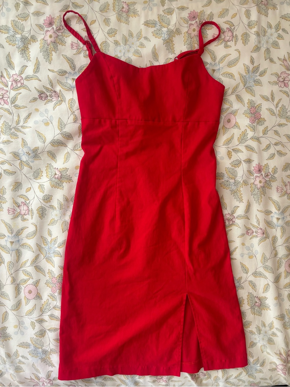 Forever 21 Red Spaghetti Strap Mini Dress Size S